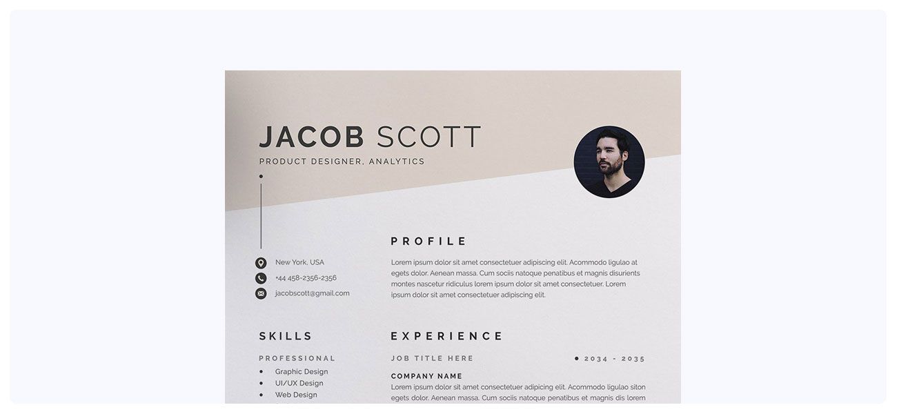 Modèle de CV graphique à télécharger