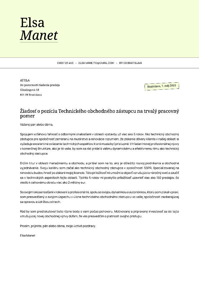 Oberon CV template