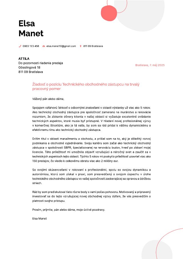 Regulus CV template