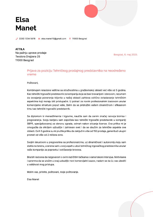Regulus CV template