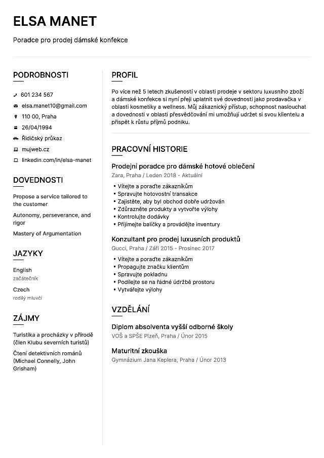 CV