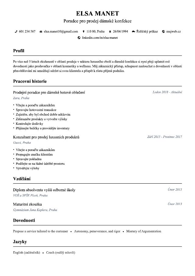 CV