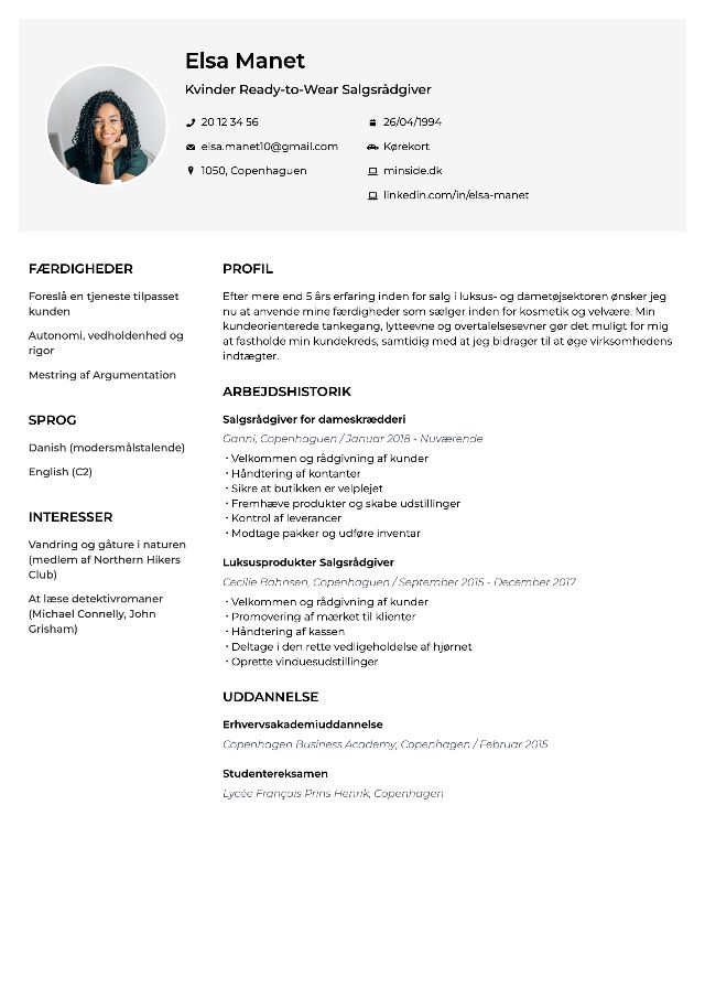 CV