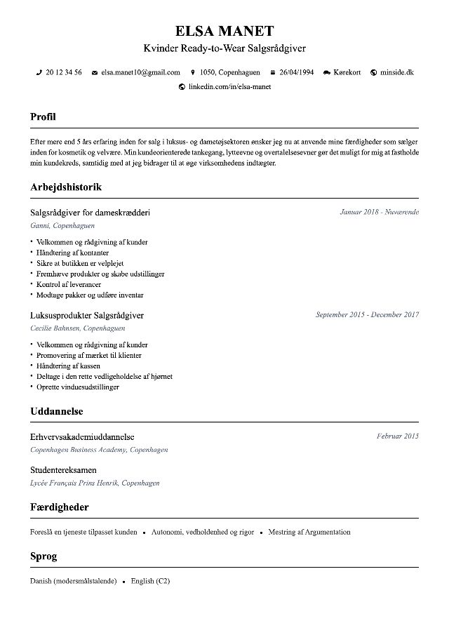 CV