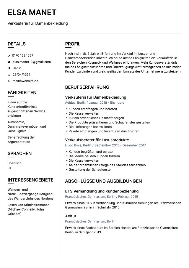 CV