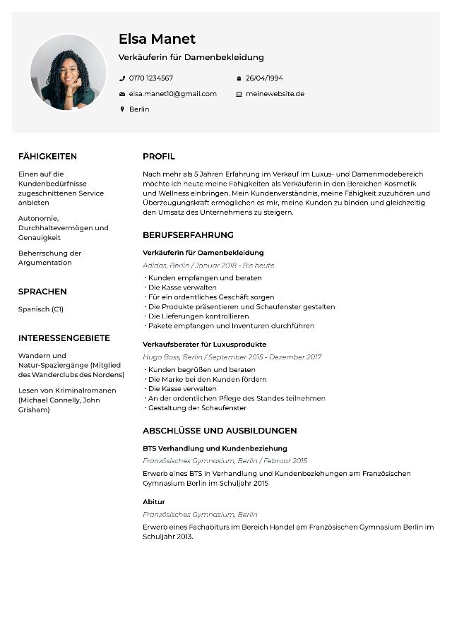 CV