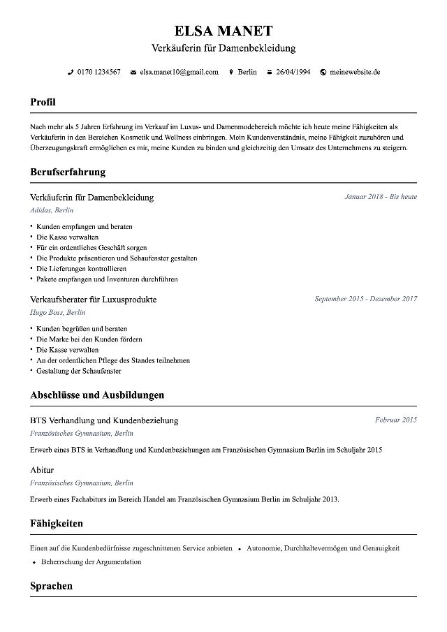 CV