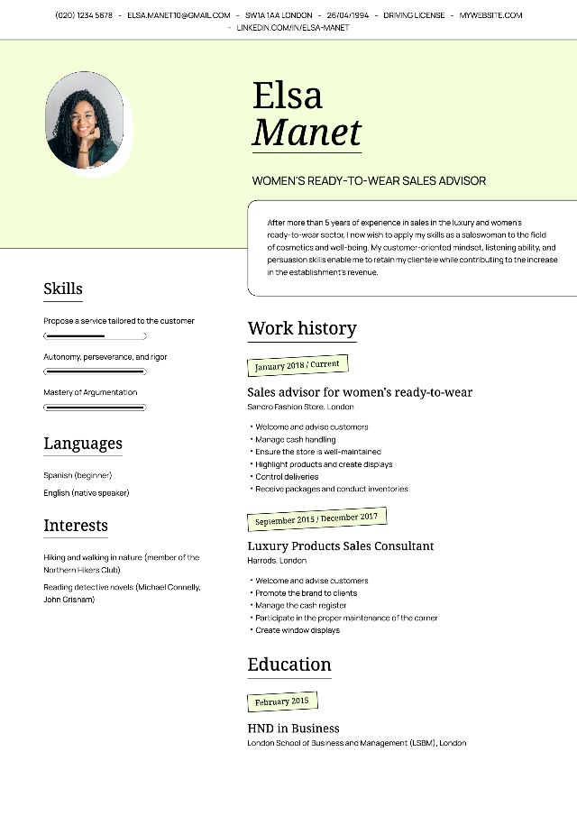 CV