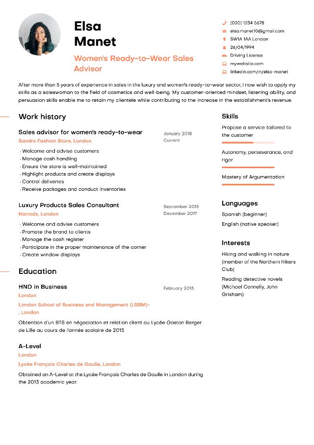 CV