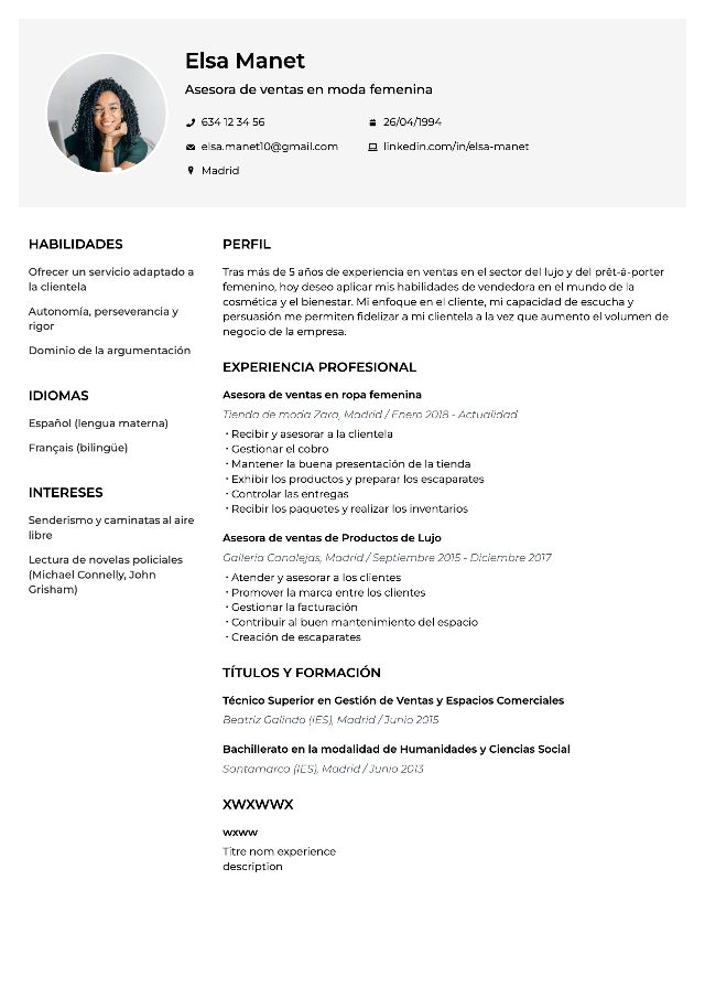 CV