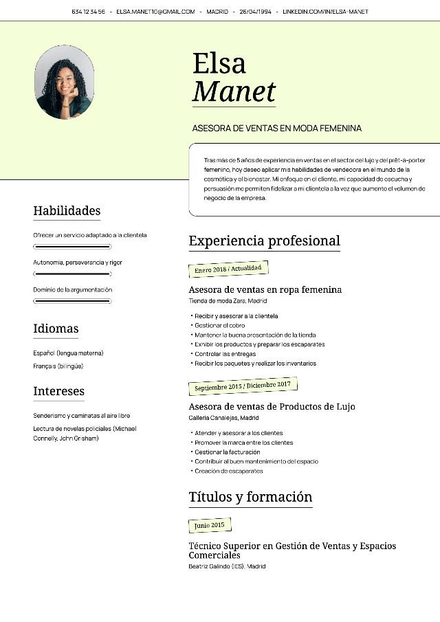 CV