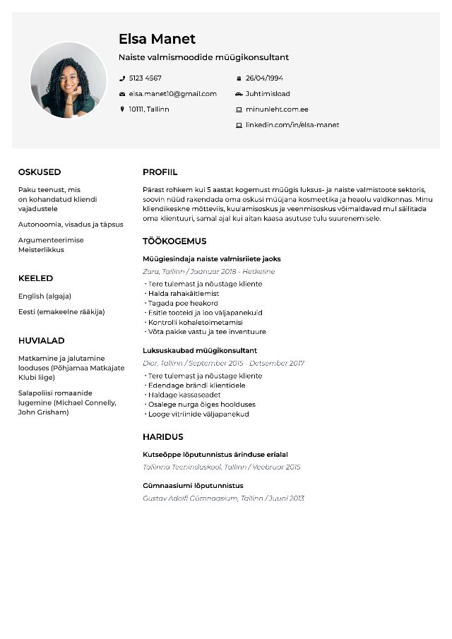 CV