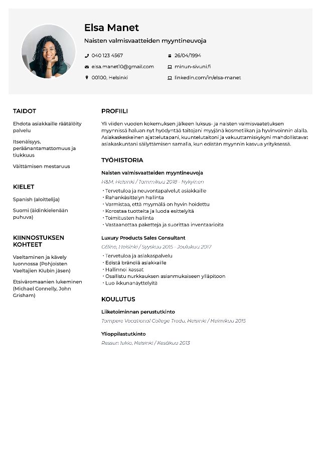 CV