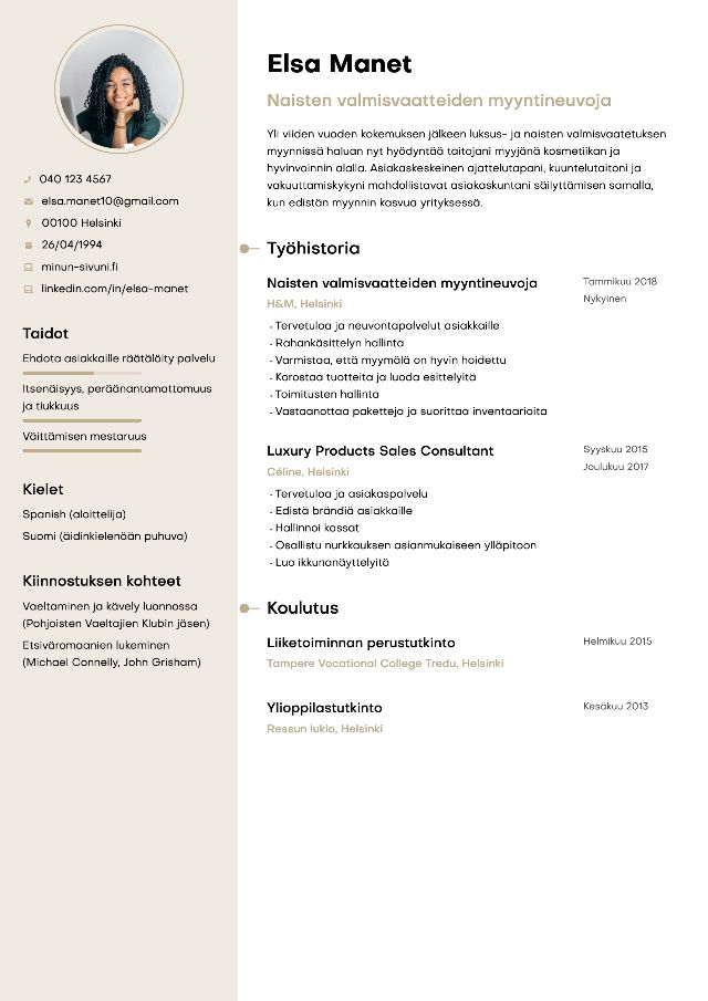 CV