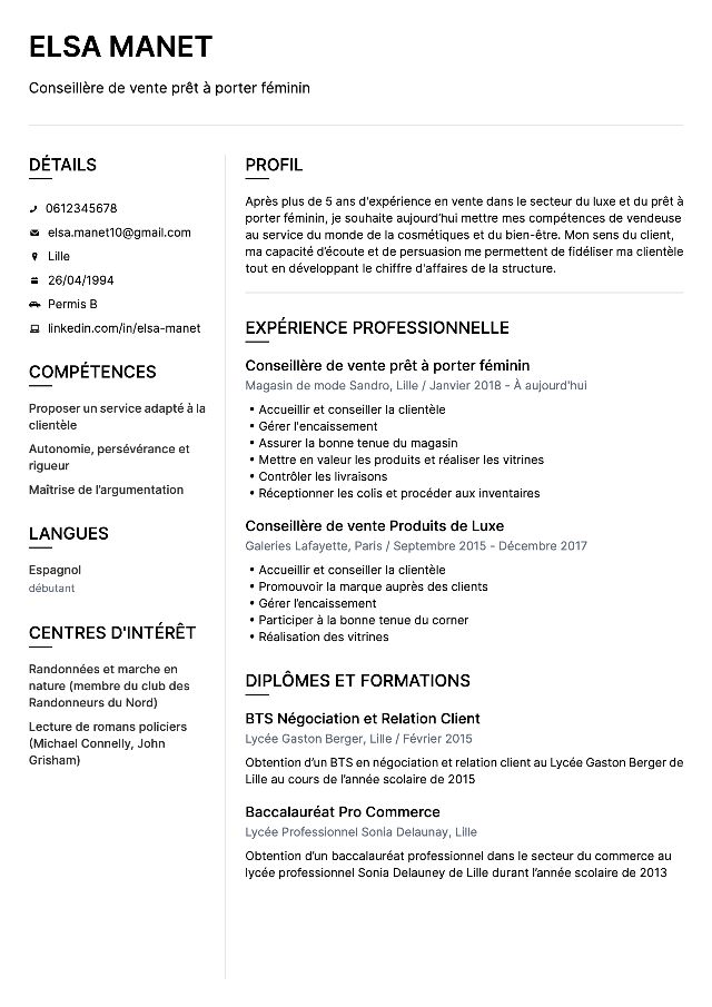 CV