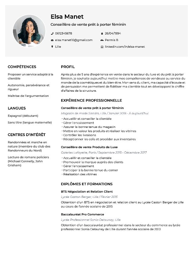 CV