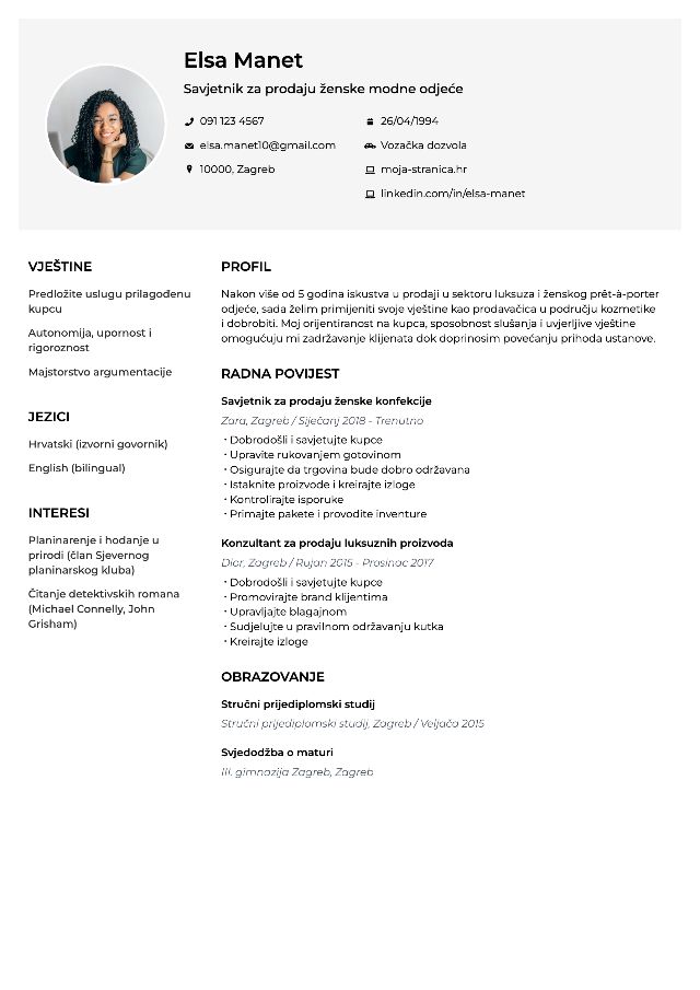 CV