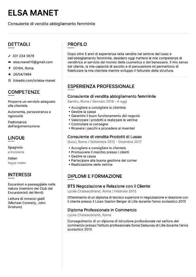 CV