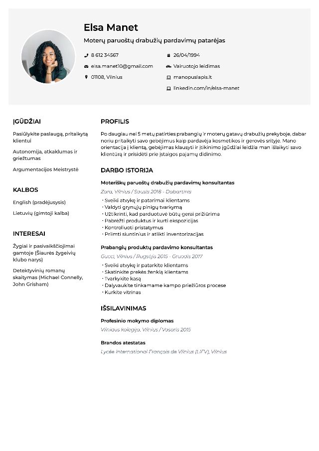 CV