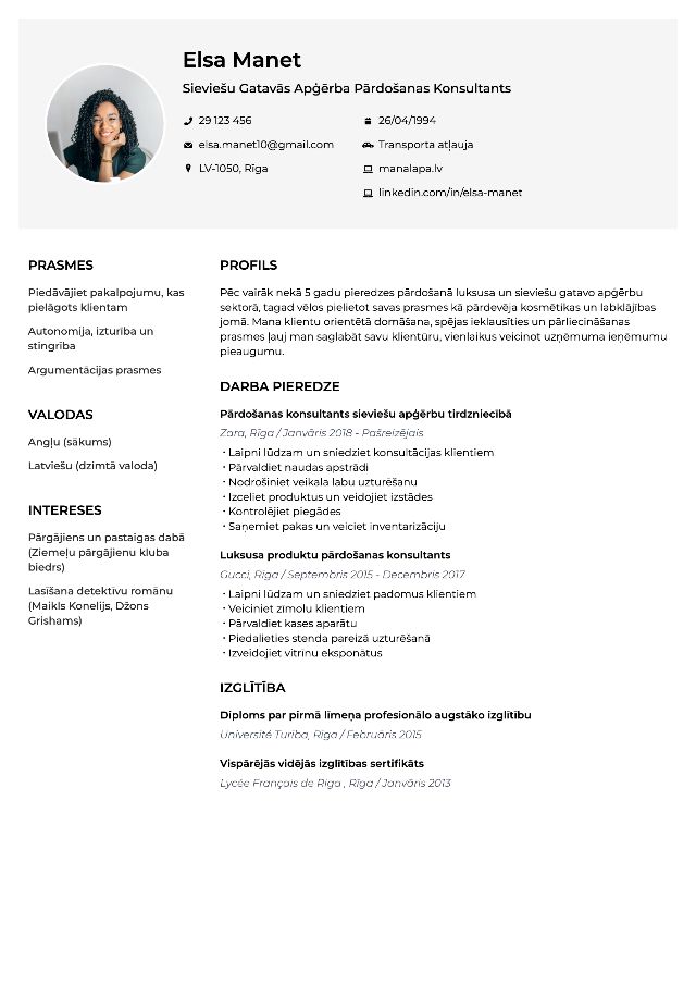 CV