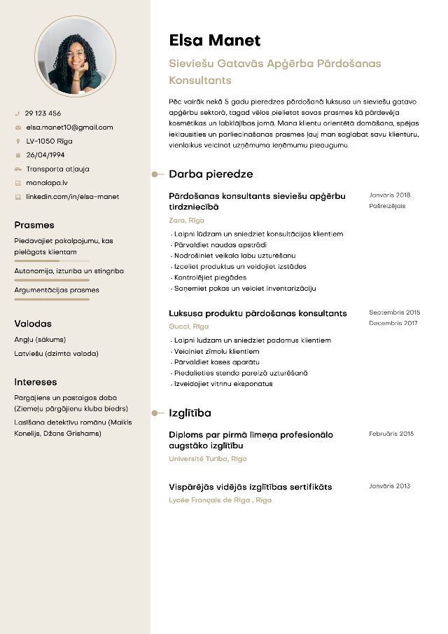 CV