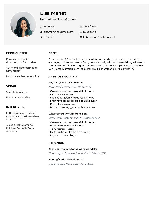 CV