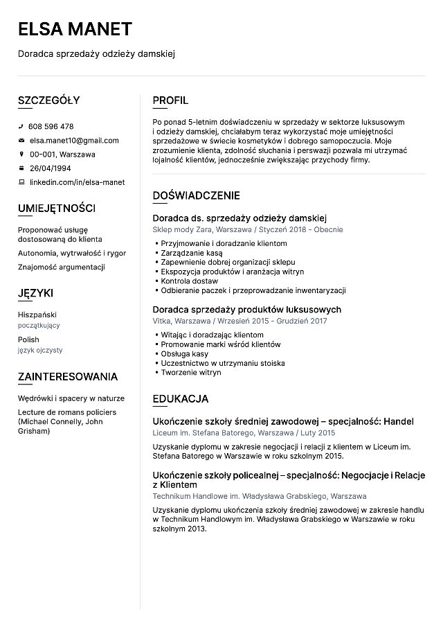 CV
