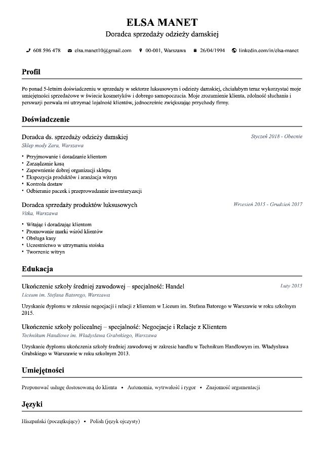CV
