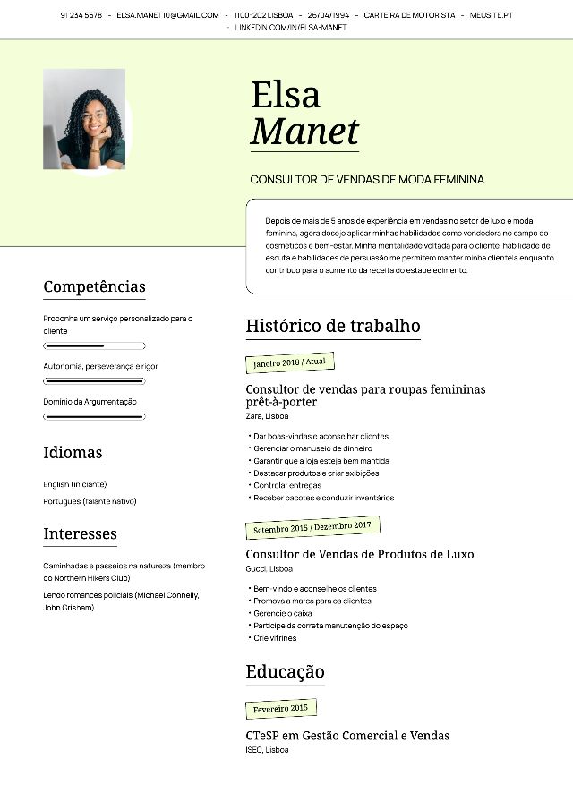CV