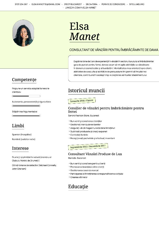 CV