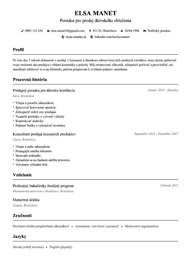 CV