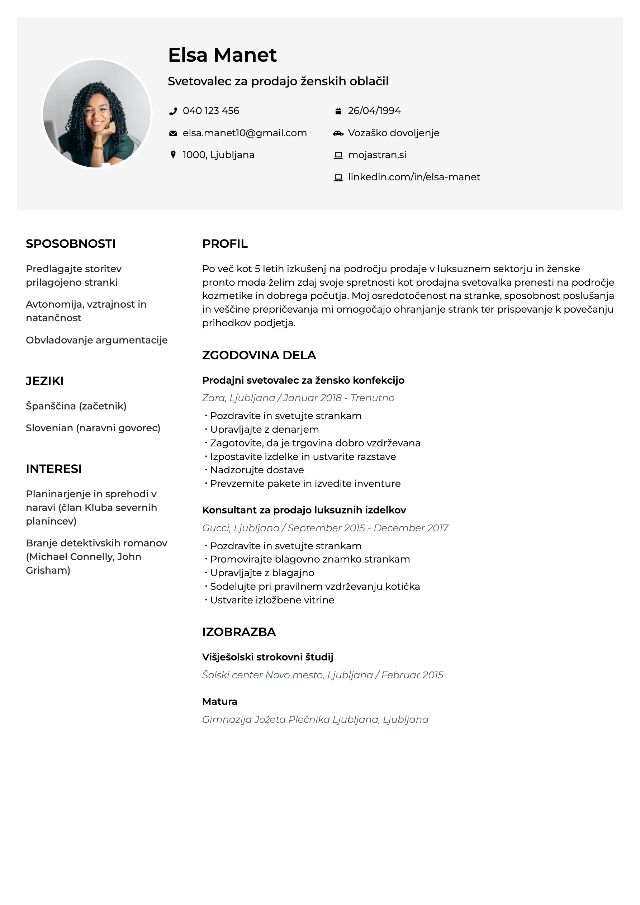 CV