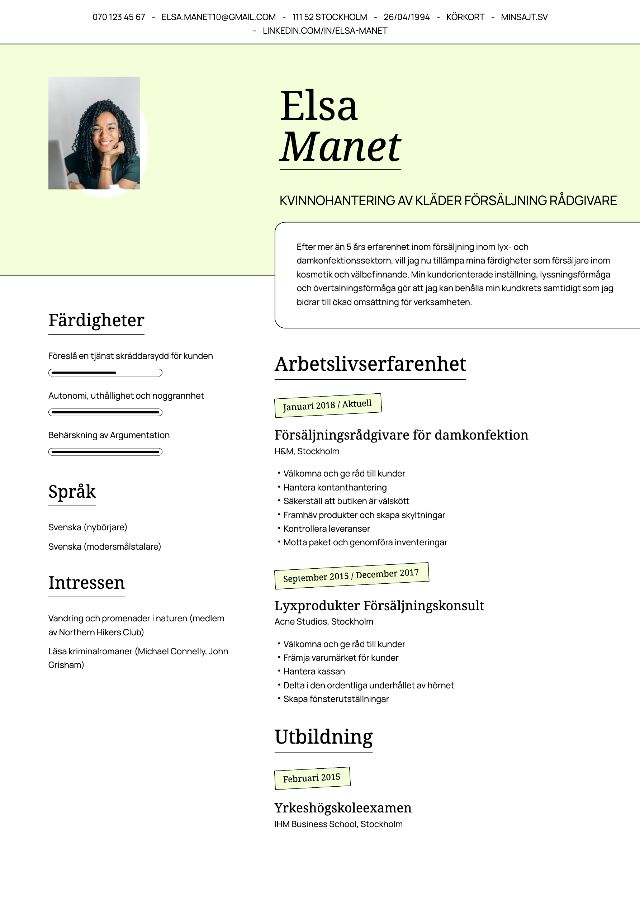 CV