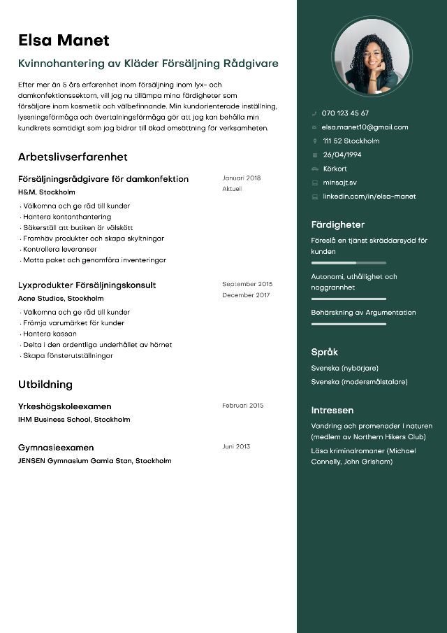 CV