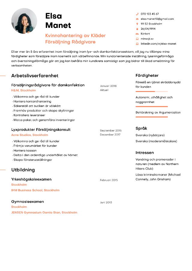 CV